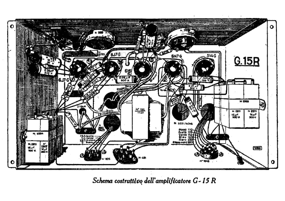 Geloso G15R Amplifier assembly 电路原理图.pdf_第1页