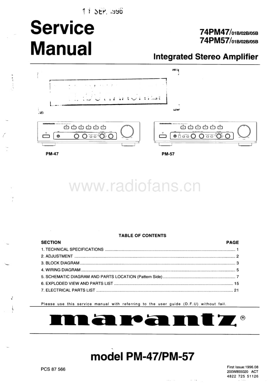 Marantz PM47 PM57 电路原理图.pdf_第1页