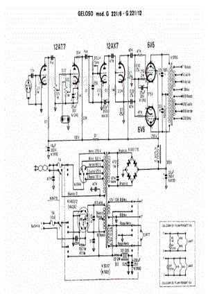 Geloso G221-6 G221-12 Amplifier 电路原理图.pdf