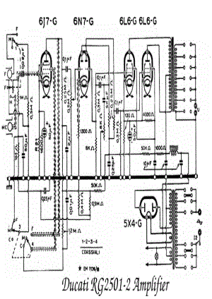 Ducati 2501-2 Amplifier 电路原理图.pdf