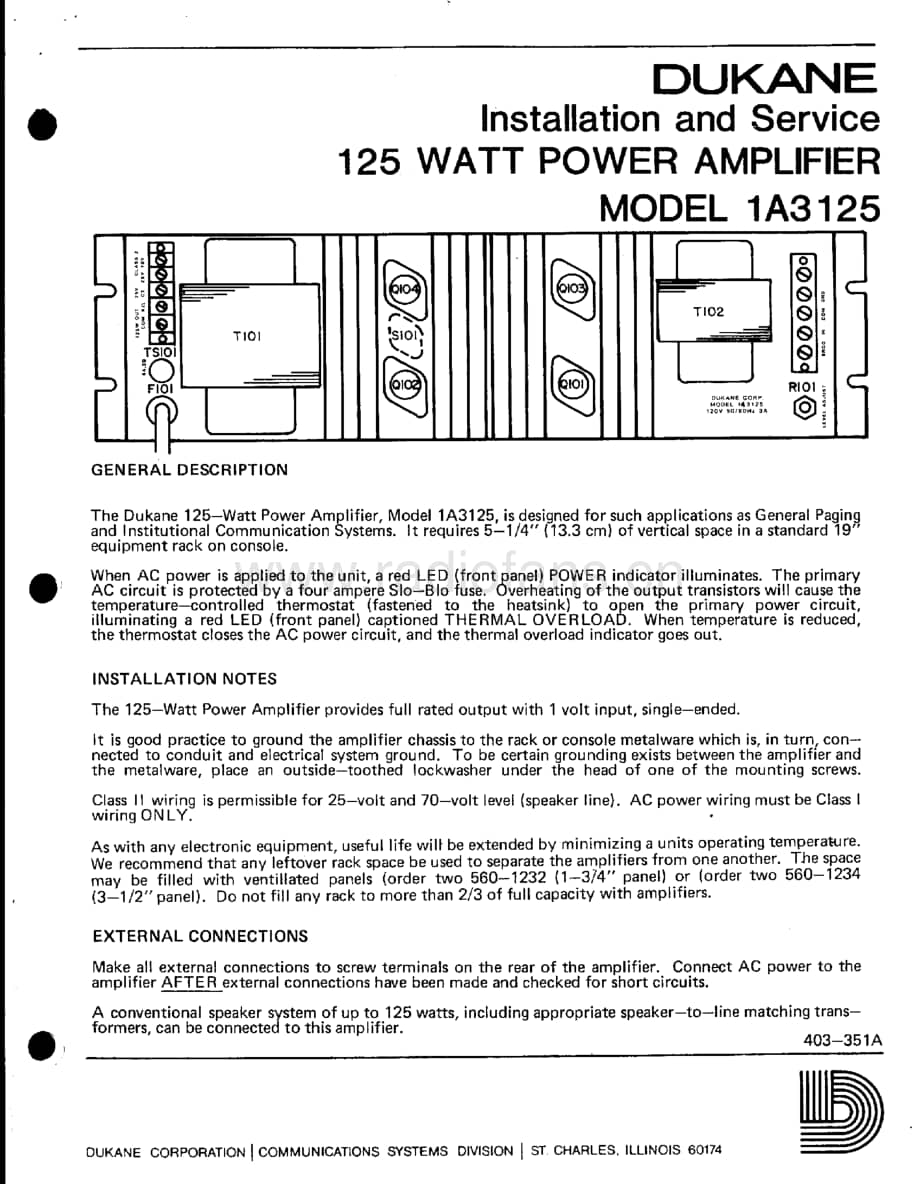 Dukane 1A3125 电路原理图.pdf_第1页