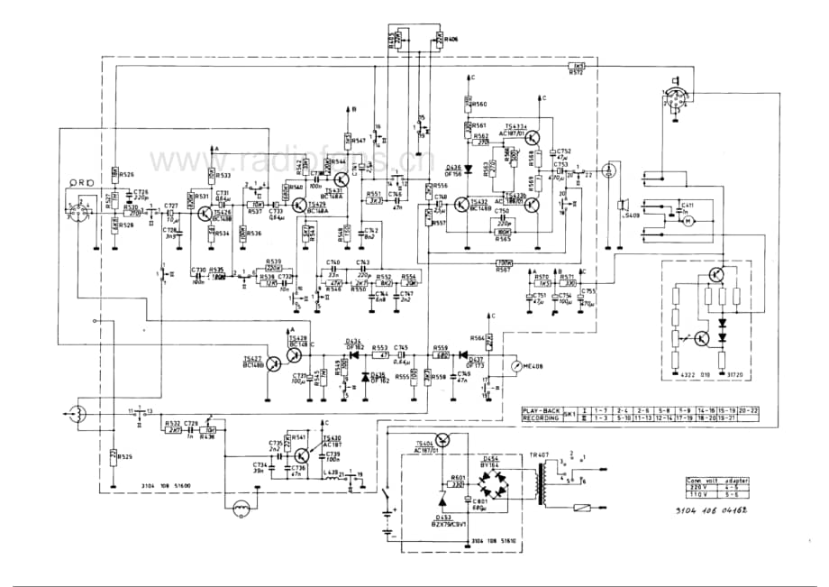 Philips EL3302-00G recorder alternate 电路原理图.pdf_第1页