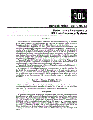 JBL Technical Note - Vol.1, No.1A 电路原理图.pdf