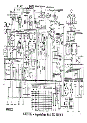 Grundig TK820-3D magnetophone 电路原理图.pdf