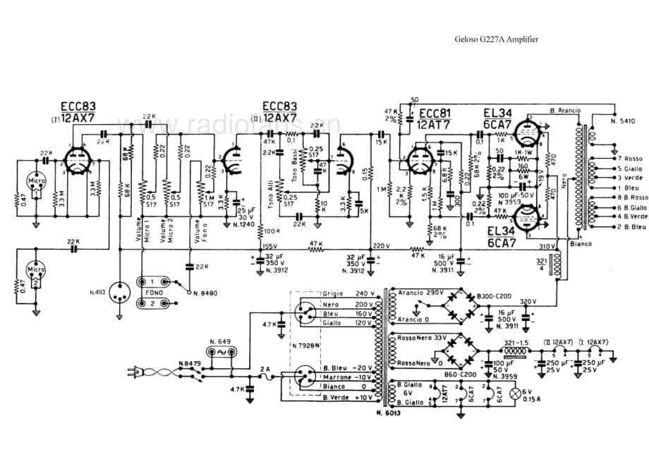 Geloso G227A Amplifier 电路原理图.pdf_第1页