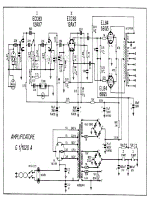 Geloso G1-1020A Amplifier 电路原理图.pdf