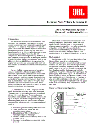 JBL Technical Note - Vol.1, No.21 电路原理图.pdf