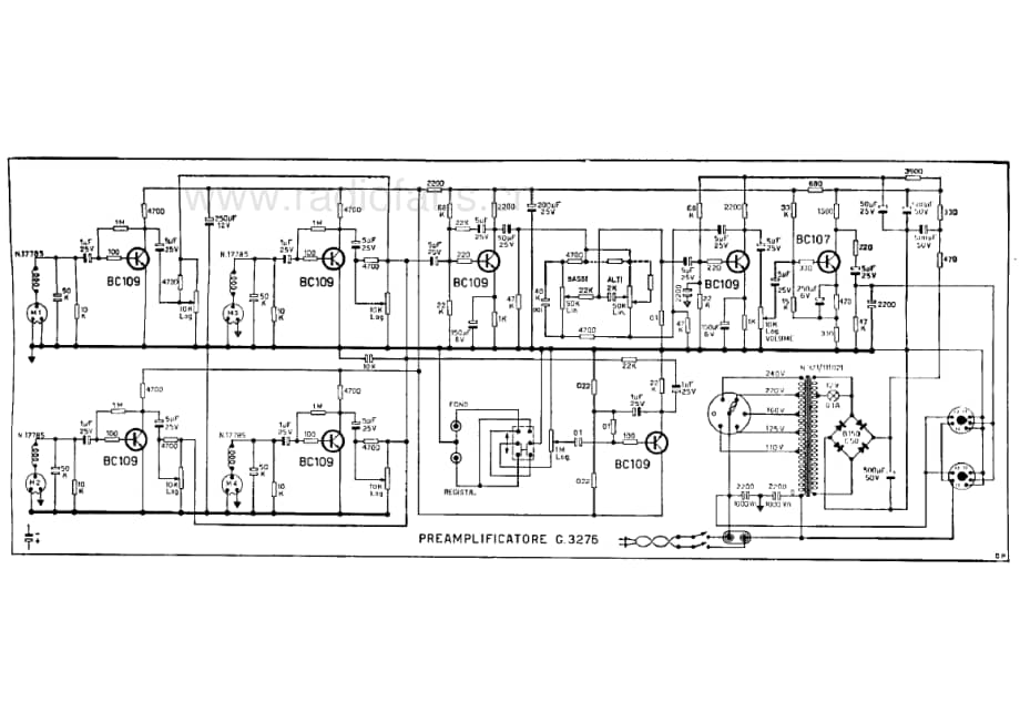 Geloso G3276 Preamplifier 电路原理图.pdf_第1页