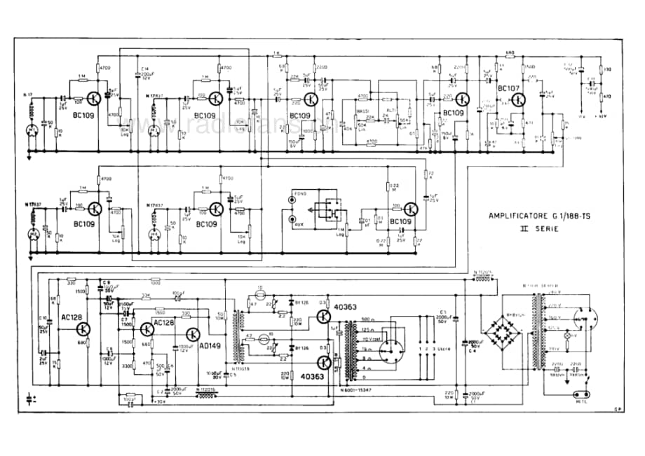 Geloso G1-188TS Amplifier II series 电路原理图.pdf_第1页