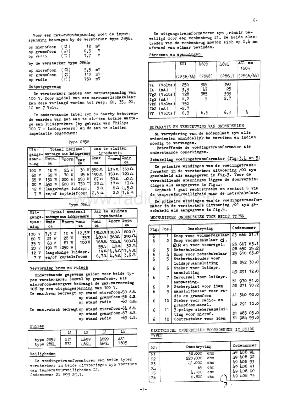 Philips 2858_2864 电路原理图.pdf_第2页