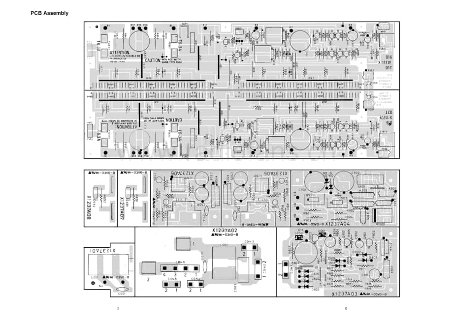 Rotel RB-991 amplifier 电路原理图.pdf_第3页