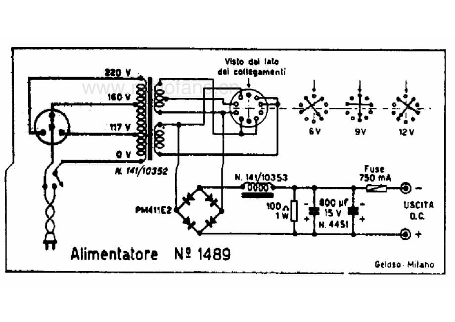 Geloso 1489 power supply 电路原理图.pdf_第1页