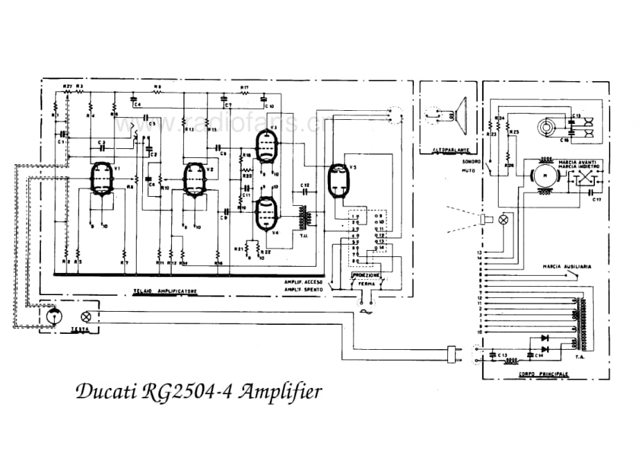 Ducati RG2504-4 Amplifier 电路原理图.pdf_第1页