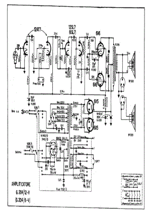 Geloso G204-12V G204-6V Amplifier 电路原理图.pdf