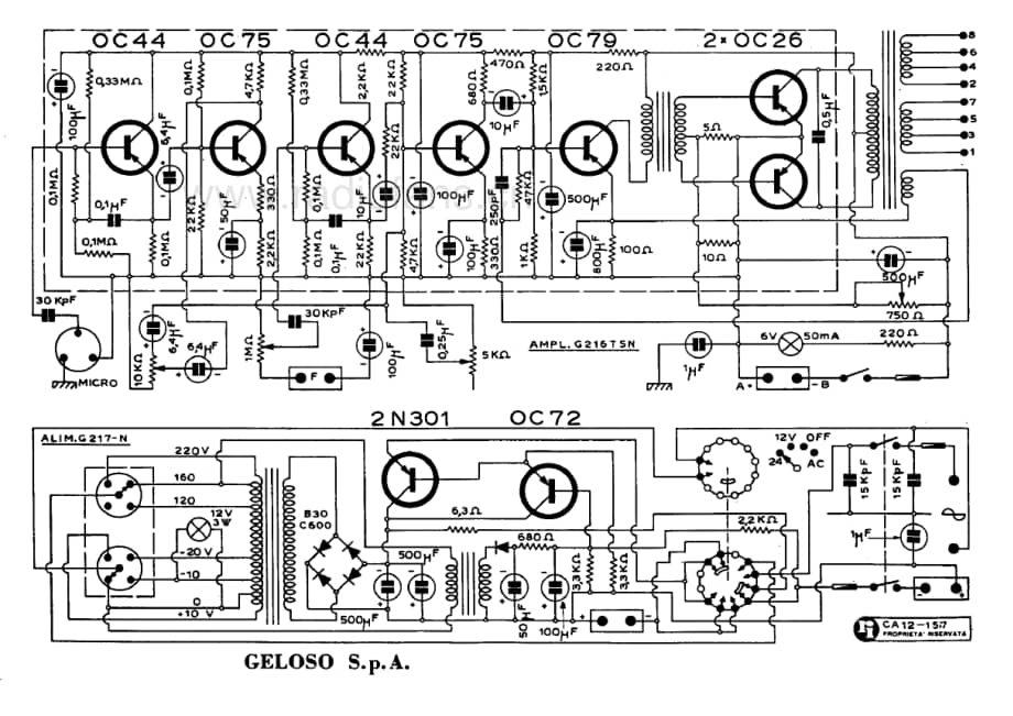 Geloso G217 amplifier 电路原理图.pdf_第1页