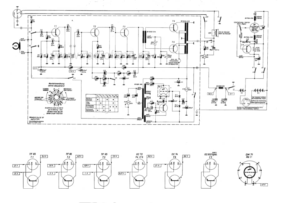 Grundig TK1 Luxus recorder 电路原理图.pdf_第1页