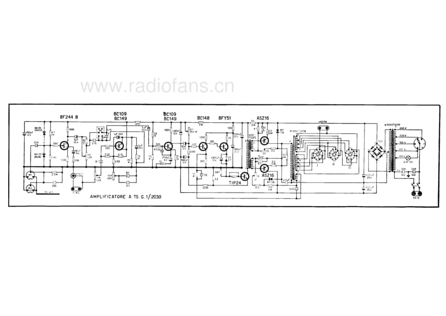 Geloso G1-2030 Amplifier 电路原理图.pdf_第1页