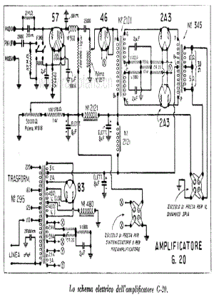 Geloso G20 Amplifier 电路原理图.pdf