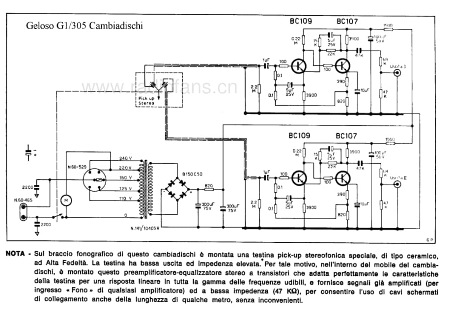 Geloso G1-305 Cambiadischi 电路原理图.pdf_第1页