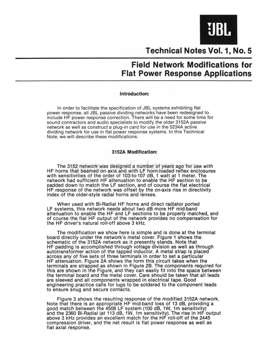 JBL Technical Note - Vol.1, No.5 电路原理图.pdf_第1页