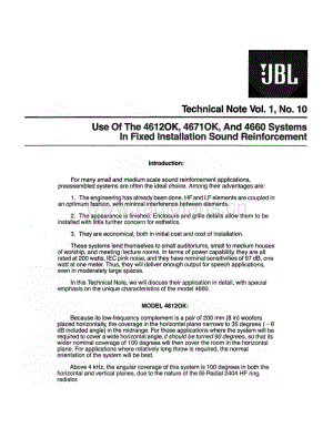 JBL Technical Note - Vol.1, No.10 电路原理图.pdf