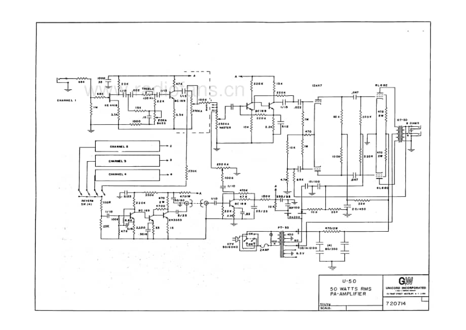 Unicord U-50 电路原理图.pdf_第1页