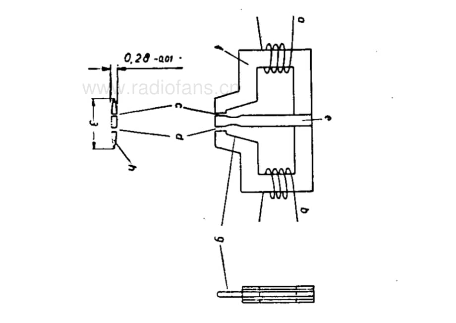 Telefunken Traveller dictatophone head assembly 电路原理图.pdf_第1页