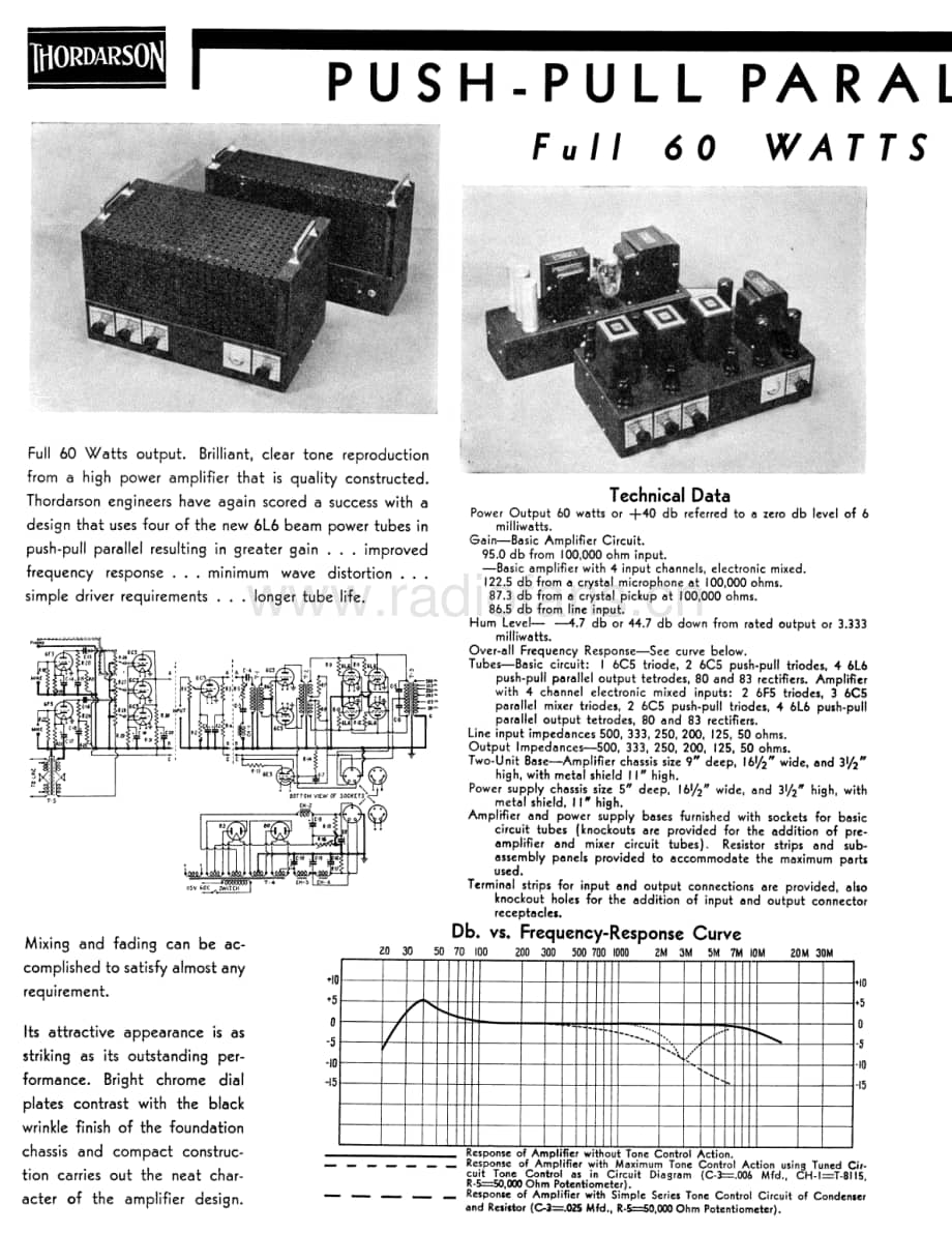 Thordarson Quality amplifiers 电路原理图.pdf_第2页