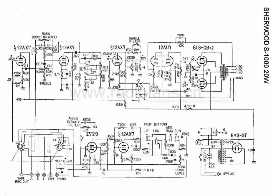 Sherwood S1000 电路原理图.pdf_第1页