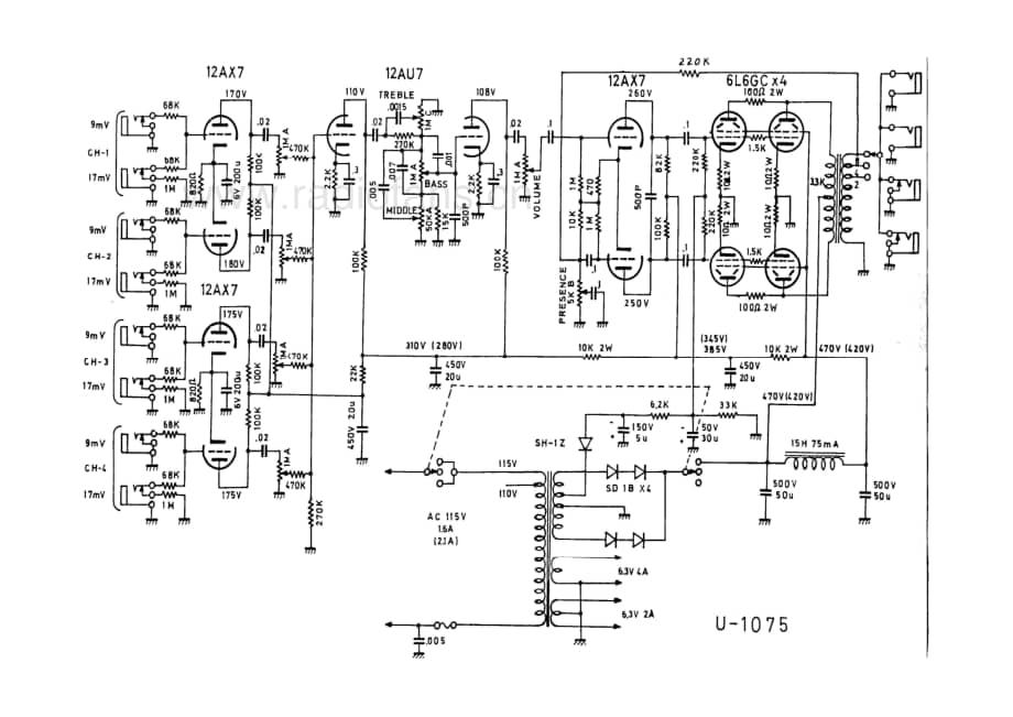 Unicord U-1075 电路原理图.pdf_第1页