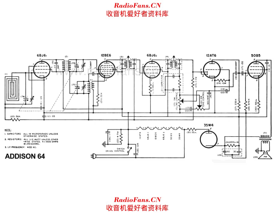 Addison 64 电路原理图.pdf_第1页