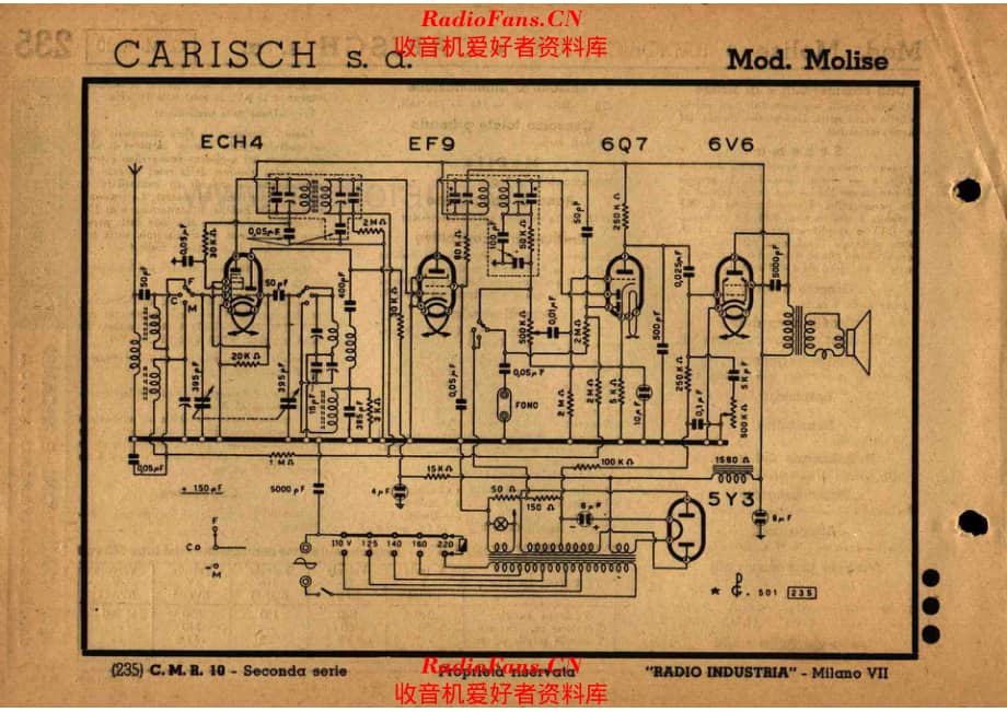 Carisch Molise Veneto Bernina Tersicore II alternate 电路原理图.pdf_第1页