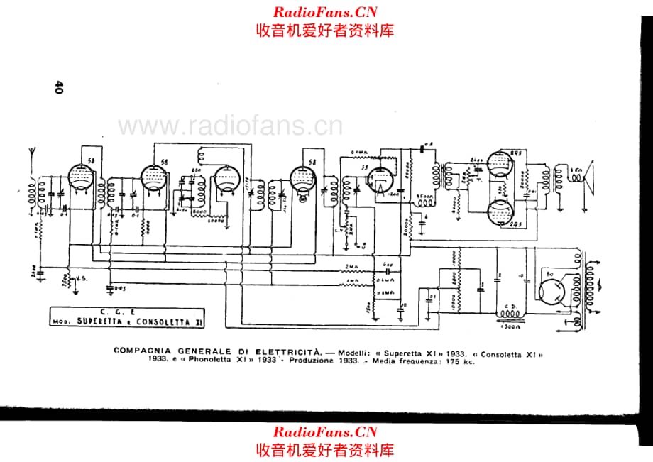 CGE Superetta Consoletta Phonetta 电路原理图.pdf_第1页