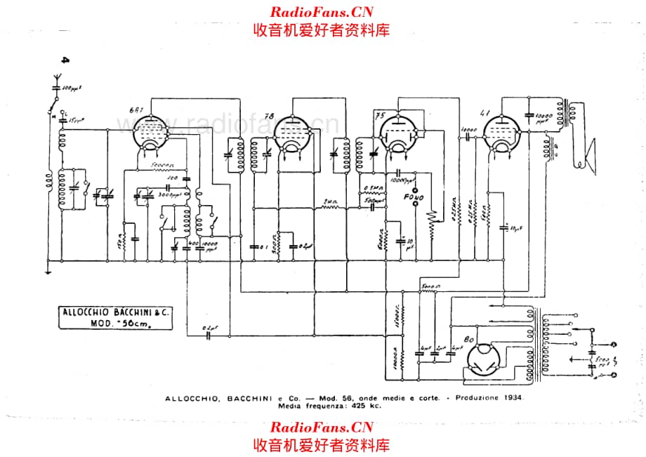 Allocchio Bacchini 56CM 电路原理图.pdf_第1页