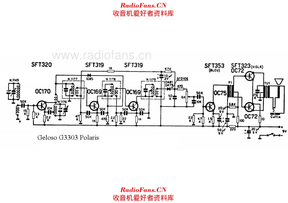 Geloso G3303 Polaris alternate 电路原理图.pdf_第1页