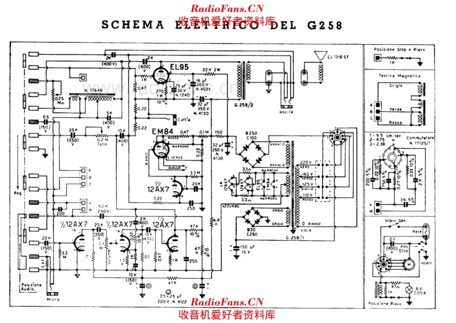 Geloso G258 Recorder 电路原理图.pdf_第1页