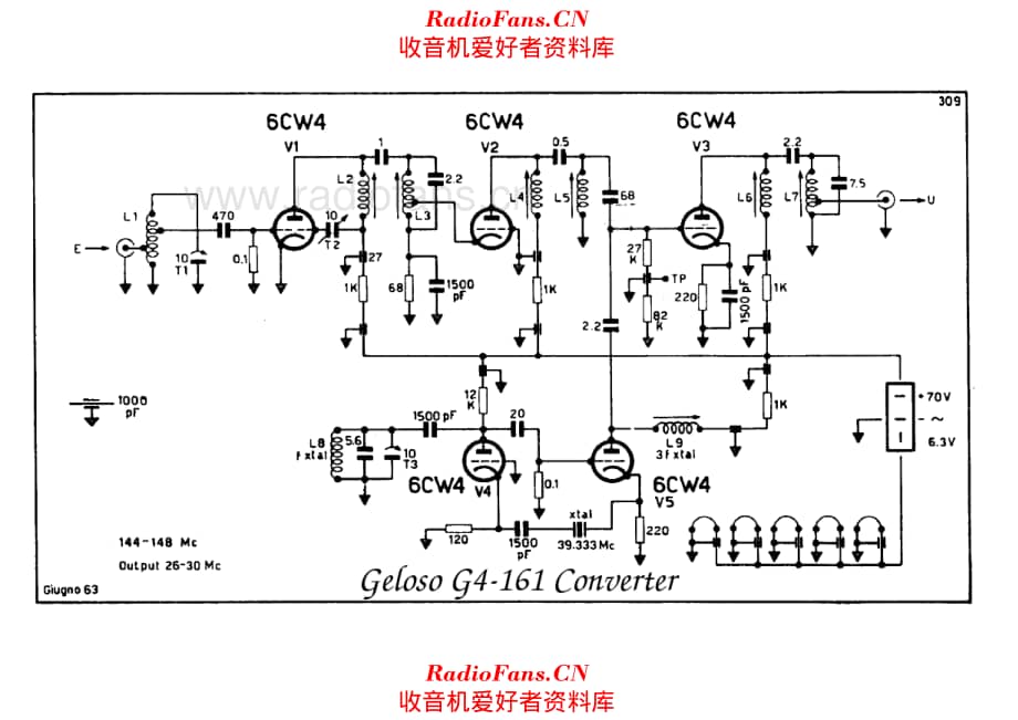 Geloso G4-161 converter 电路原理图.pdf_第1页