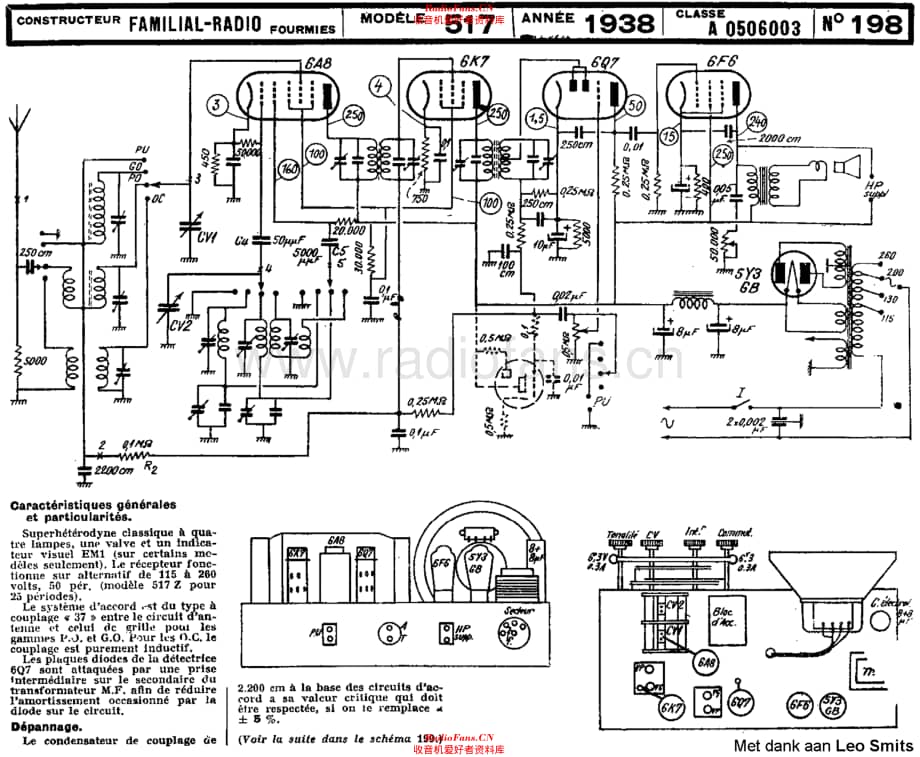 Familial Radio 517 电路原理图.pdf_第1页