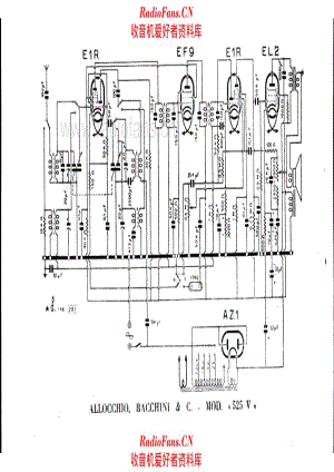 Allocchio Bacchini 525V 电路原理图.pdf