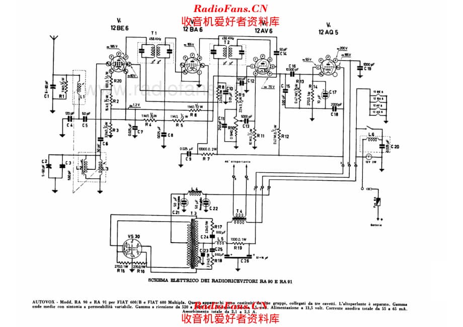 Autovox RA90 RA91 电路原理图.pdf_第1页