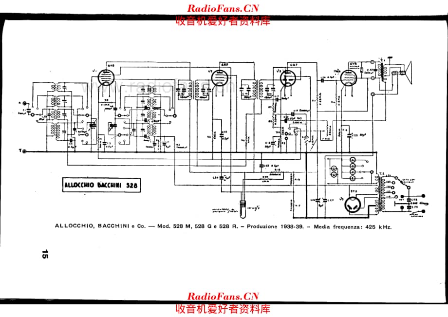 Allocchio Bacchini 528 电路原理图.pdf_第1页