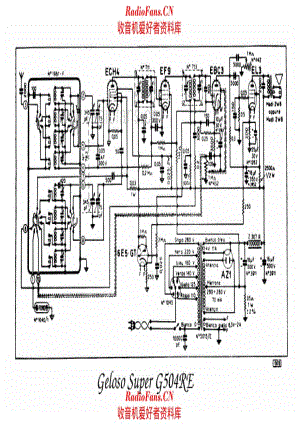 Geloso Super G504RE 电路原理图.pdf