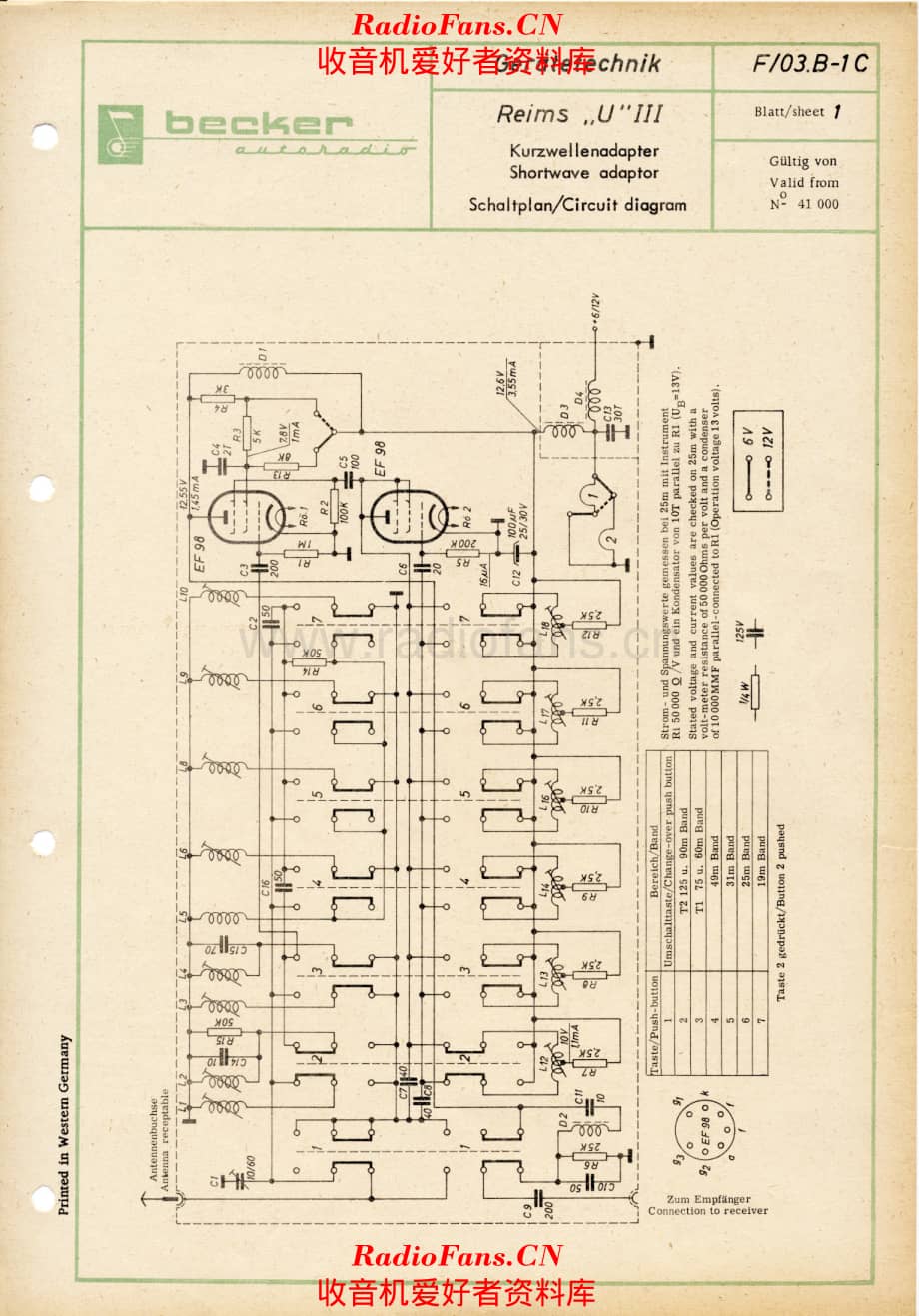 Becker_Reims_U_III-Schematic 电路原理图.pdf_第1页