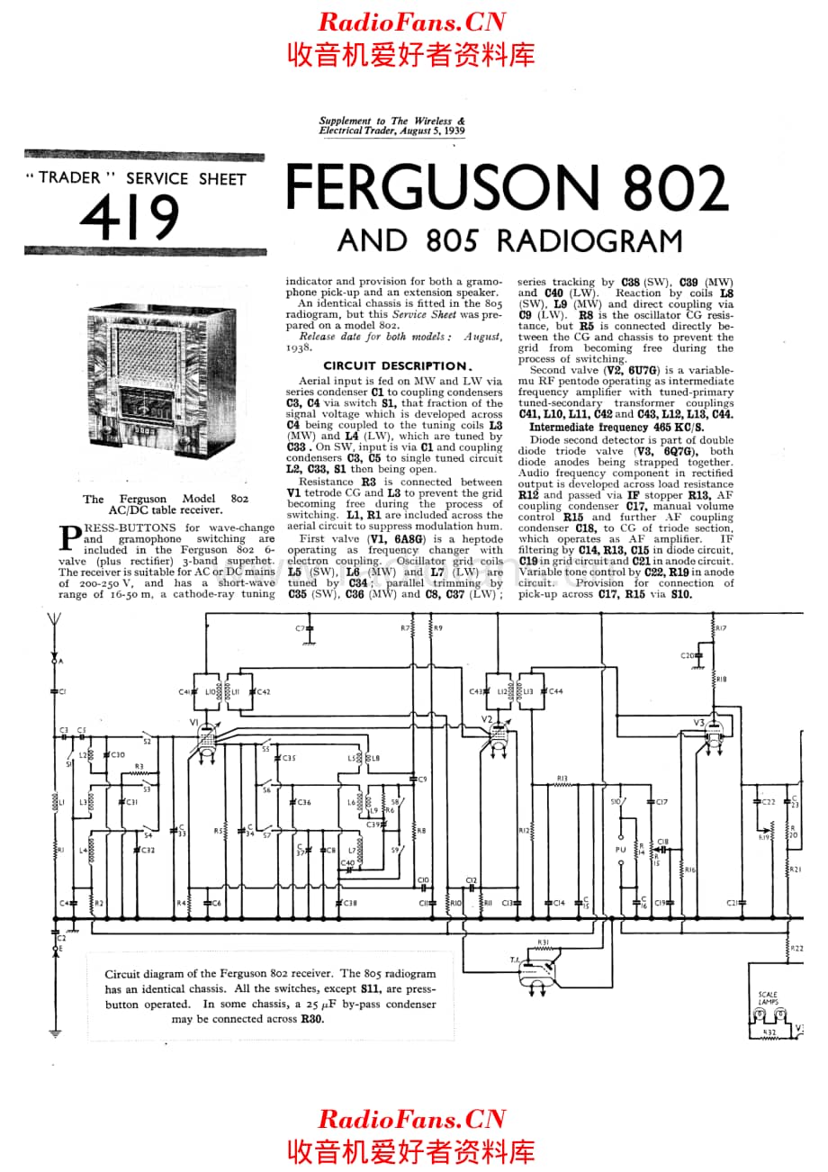 Ferguson 802 电路原理图.pdf_第1页