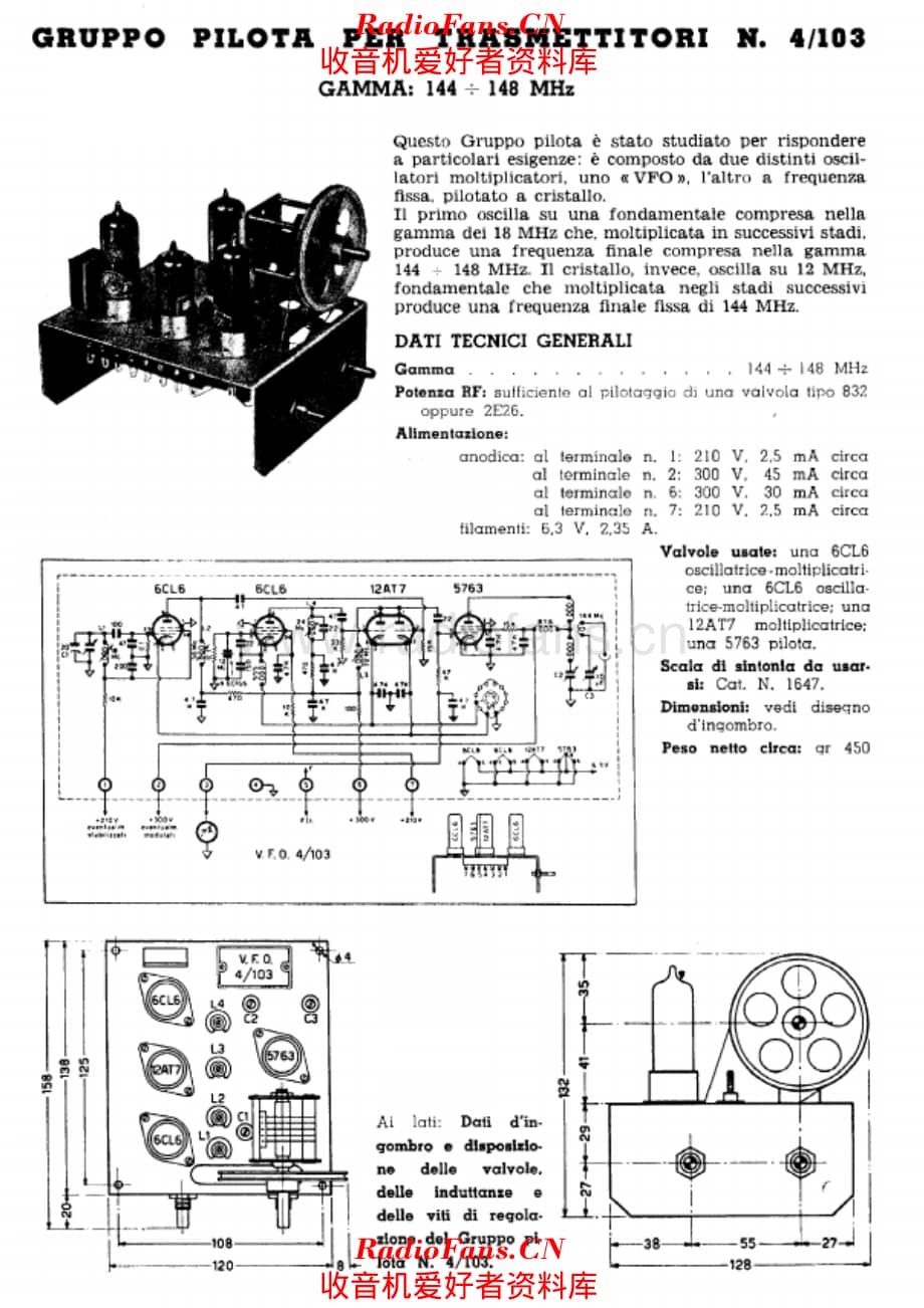 Geloso VFO 4-103 specs 电路原理图.pdf_第1页