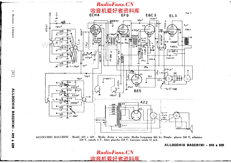 Allocchio Bacchini 619 629 电路原理图.pdf_第1页