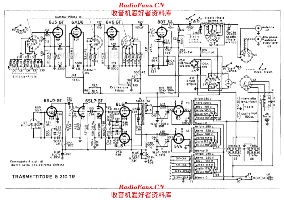 Geloso G210TR Transmitter 电路原理图.pdf_第1页