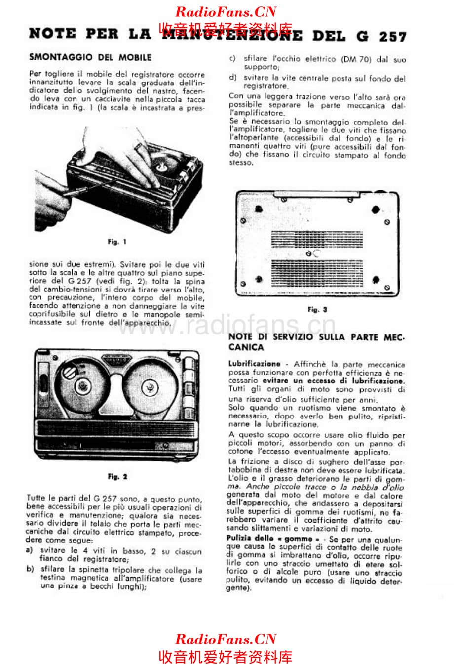 Geloso G257 Tape Recorder manual 电路原理图.pdf_第2页