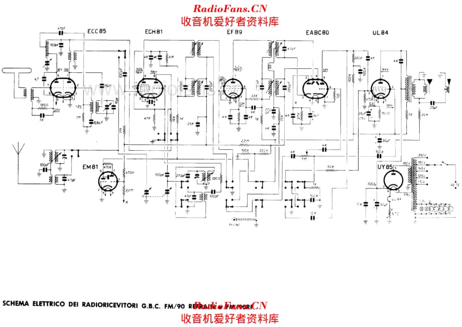 GBC FM-90 Rafrain FM-90RF 电路原理图.pdf_第1页