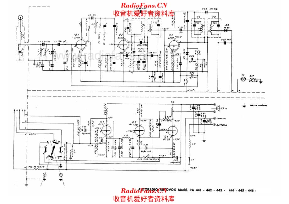 Autovox RA441 RA442 RA443 RA444 RA445 Ra446 Bikini 电路原理图.pdf_第1页